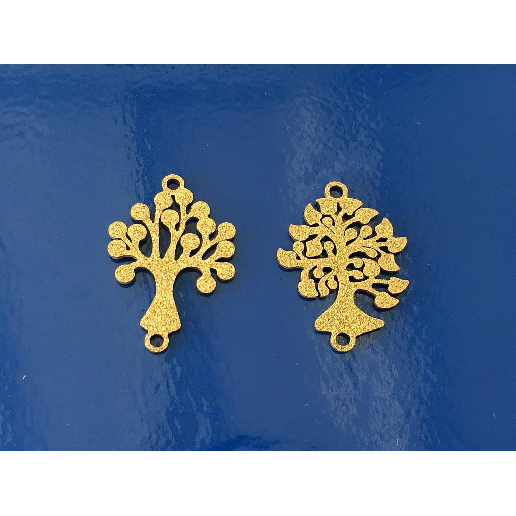 DIJE ARBOL ACERO ESCARCHADO