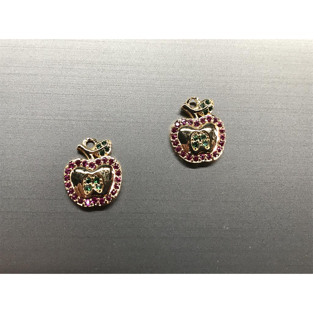 DIJE MANZANA MICROCIRCONIA