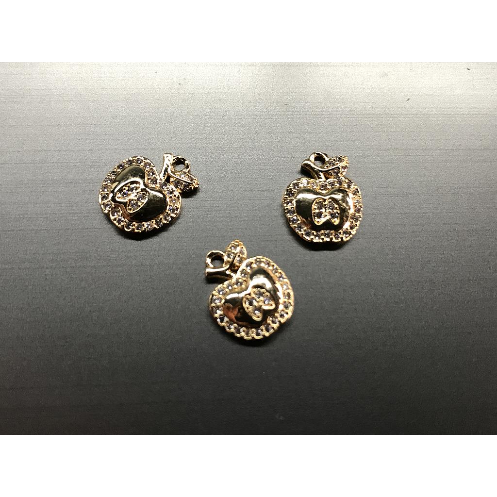 DIJE MANZANA MICROCIRCONIA