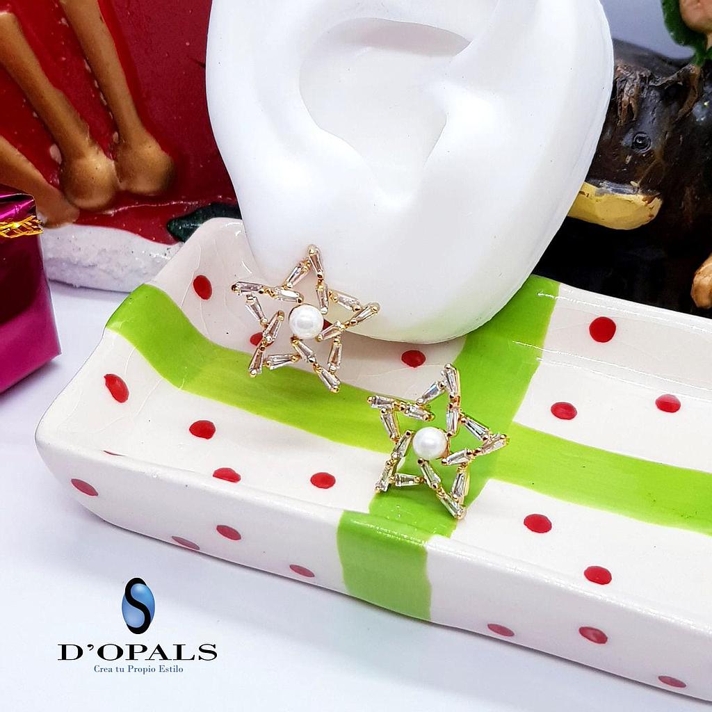 PATENTE ESTRELLA Y PERLA MICROCIRCONIA