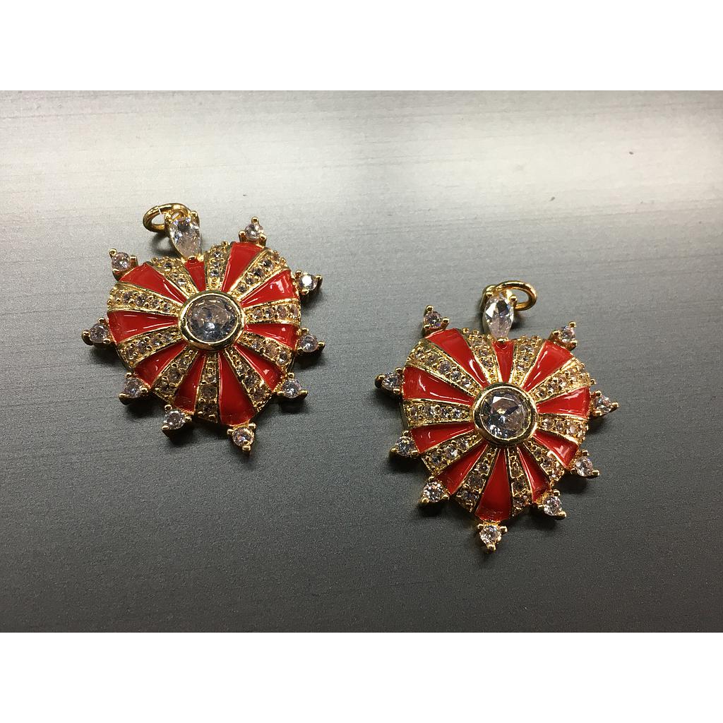 DIJE CORAZON ENAMEL MICROCIRCONIA