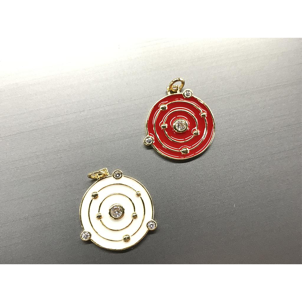 DIJE CIRCULO ENAMEL MICROCIRCONIA