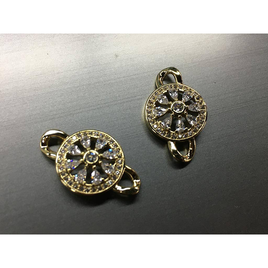 DIJE FLOR MICROCIRCONIA