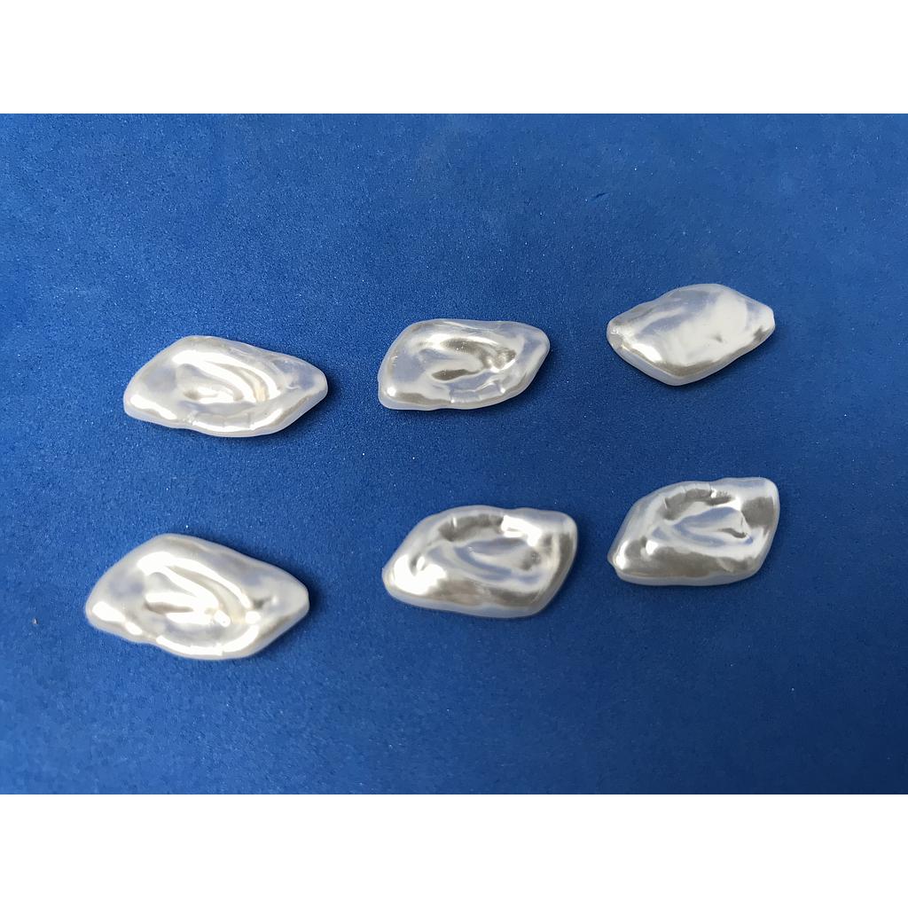 PERLA BARROCA ACRILICA 11X20MM 14PCS