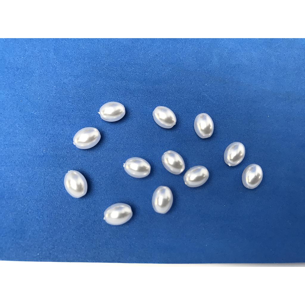 PERLA ACRILICA 6X8MM 100PCS