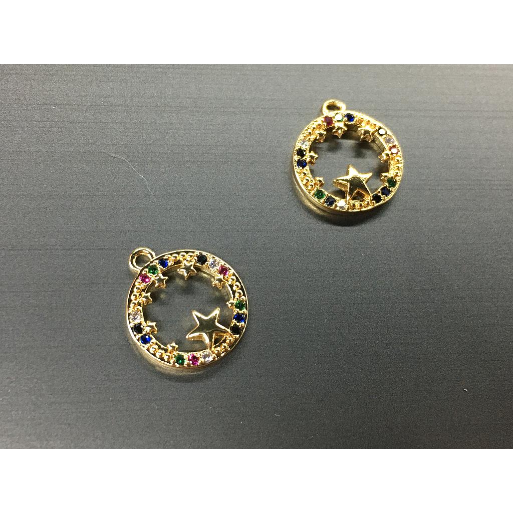 DIJE ESTRELLA ELECTROENCHAPADO