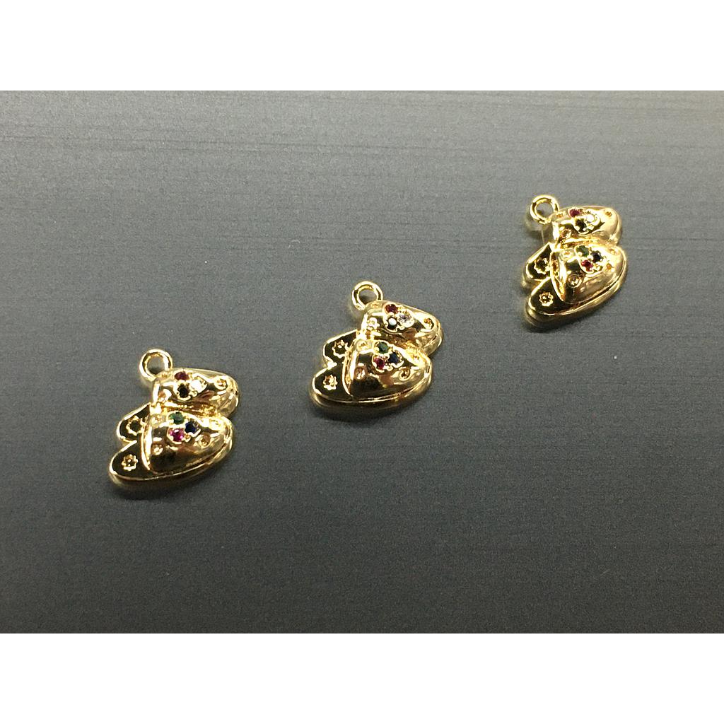 DIJE PANTUNFLAS ELECTROENCHAPADO