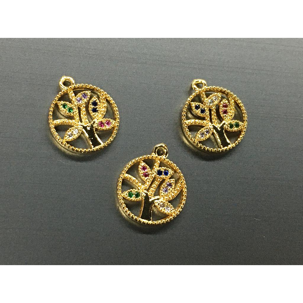 DIJE ARBOL ELECTROENCHAPADO