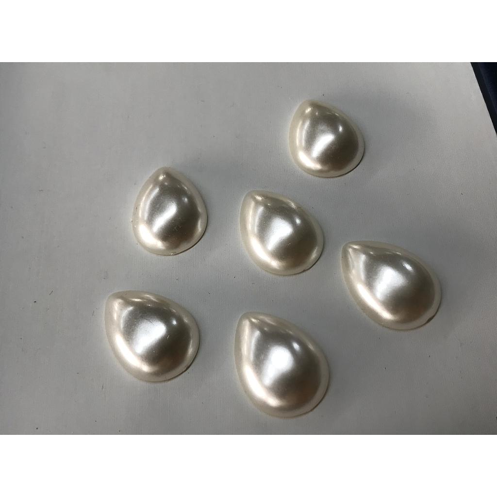 GOTAS ACRILICAS 24X18MM 6PCS