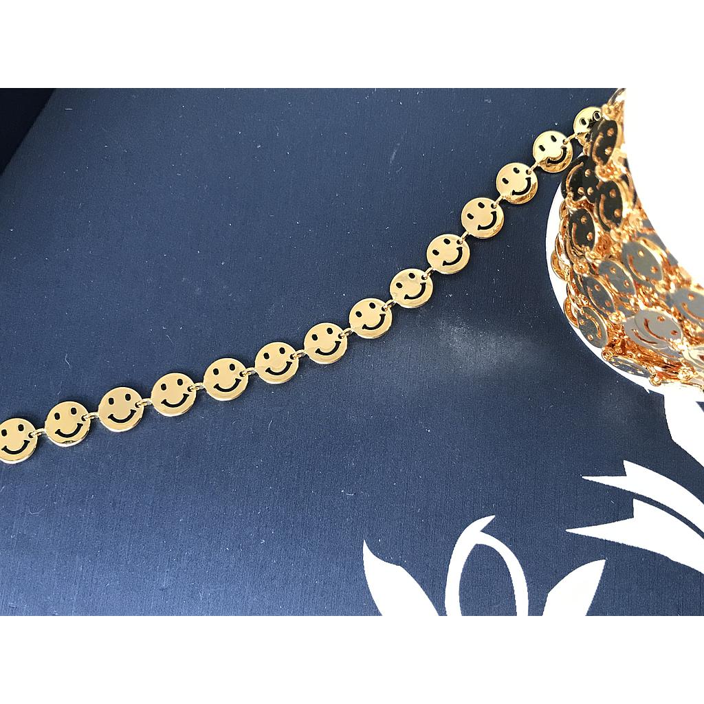 CADENA ELECTROENCHAPADO CARITA FELIZ