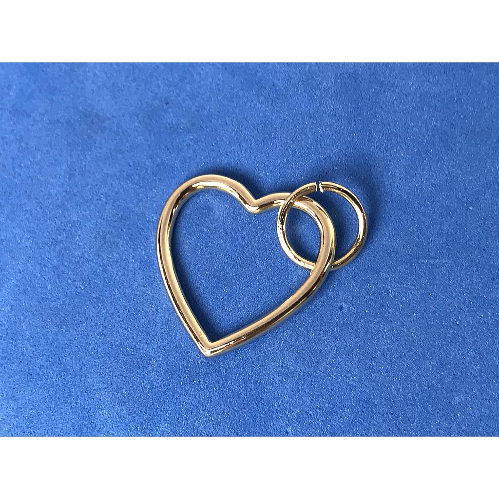 DIJE CORAZON ARGOLLA ELECTROENCHAPADO