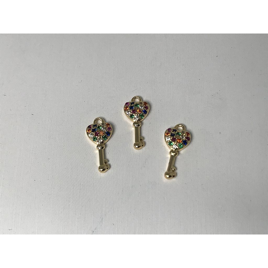 DIJE LLAVE 14MM ELECTROENCHAPADO