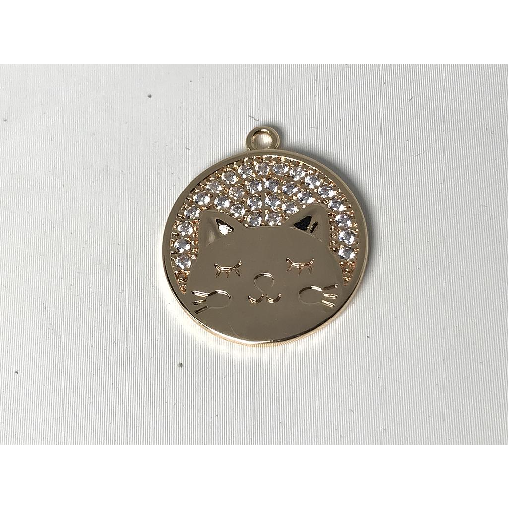 DIJE GATO ELECTROENCHAPADO