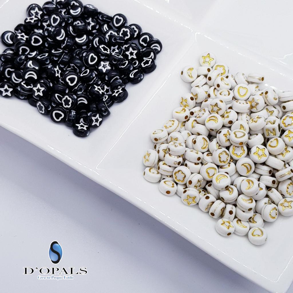 SEPARADORES REDONDOS LUNAS, ESTRELLAS, CORAZONES 10GRAMOS