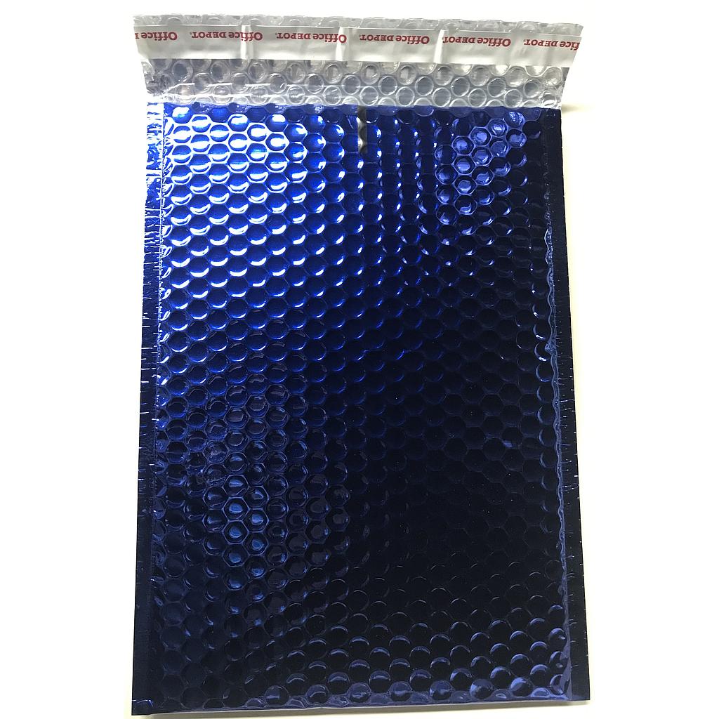 EMPAQUE METALICO AZUL 24X33CM