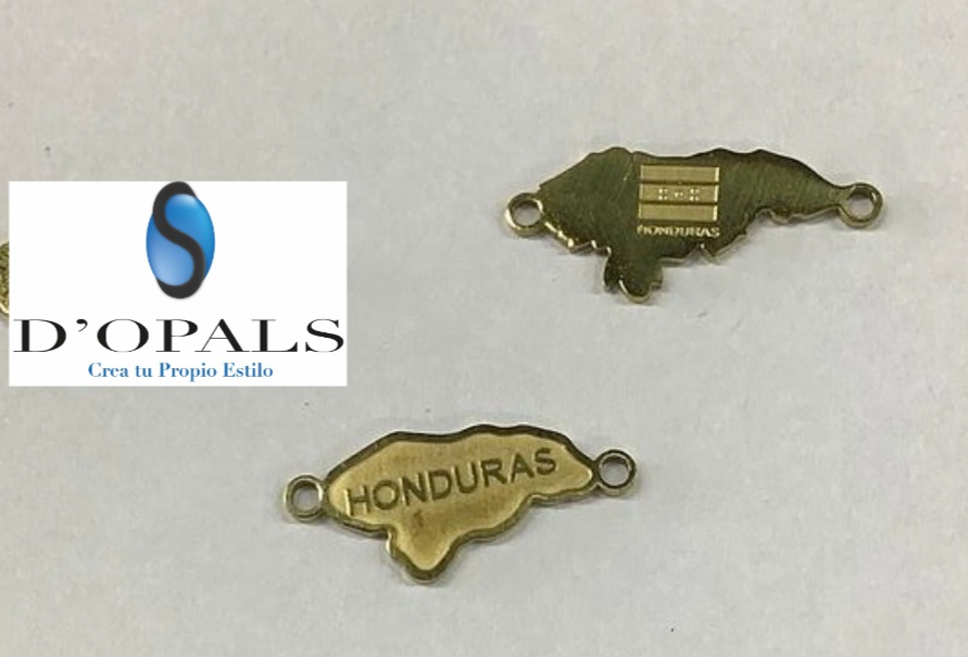 DIJE MAPA HONDURAS ACERO