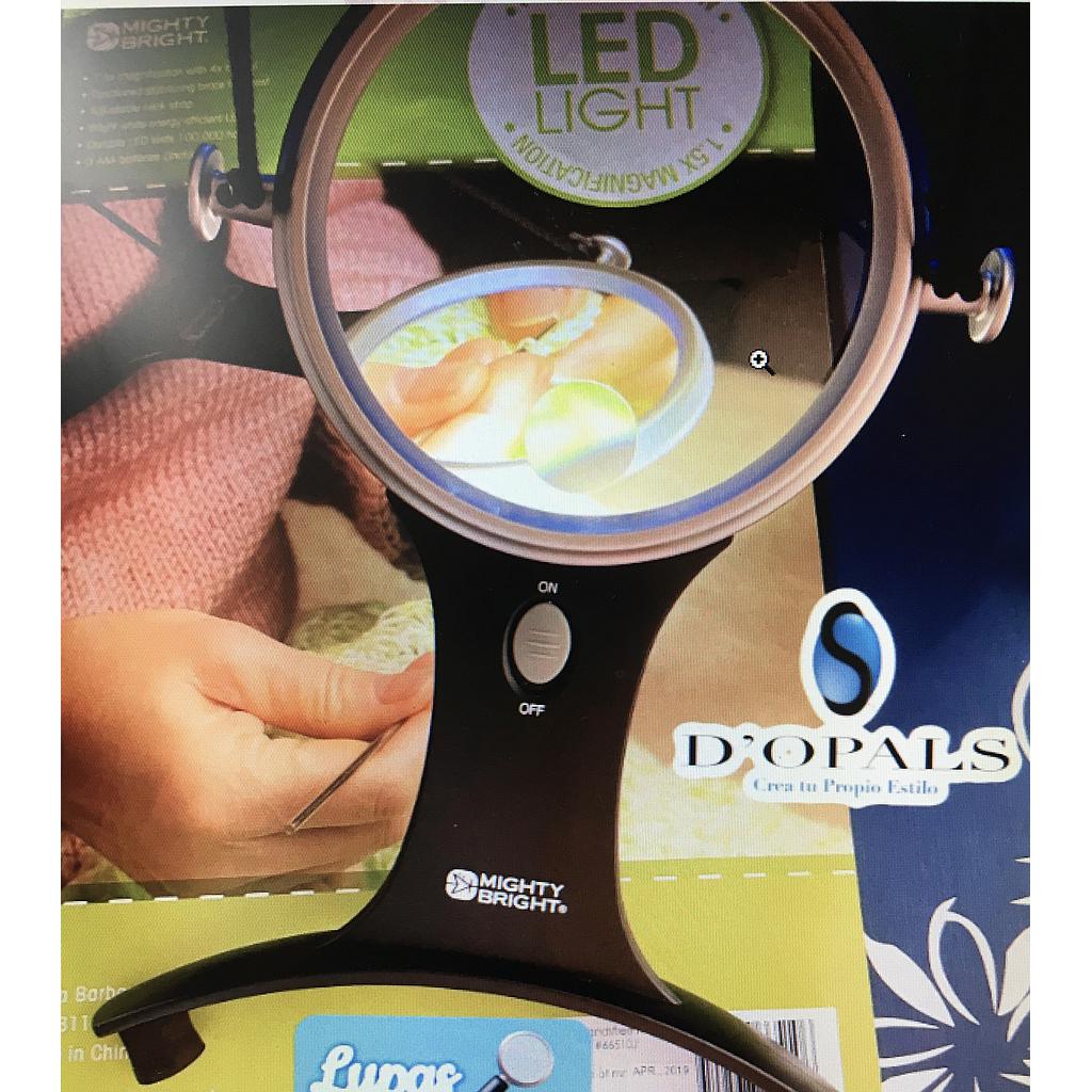 LUPA DE AUMENTO CON LUZ LED
