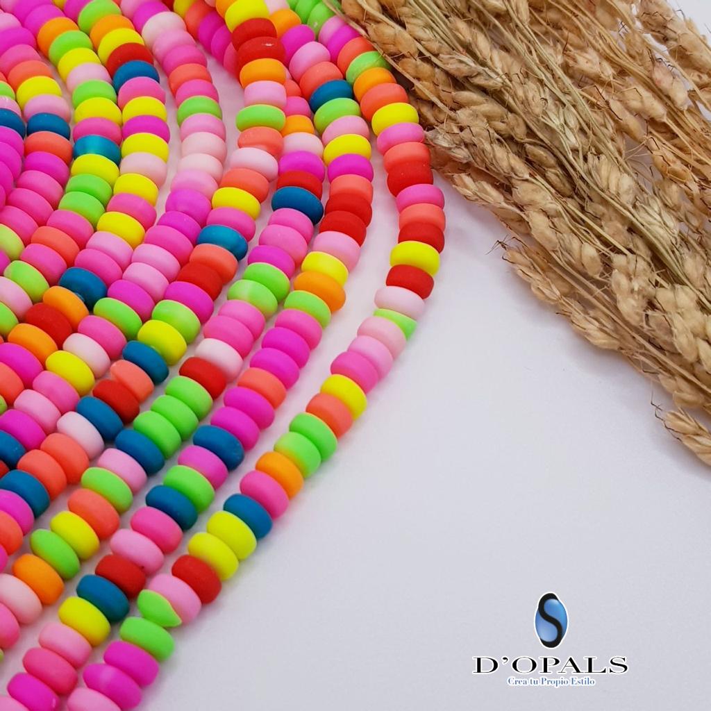 FIMO DISCO 3X6MM COLORES NEON