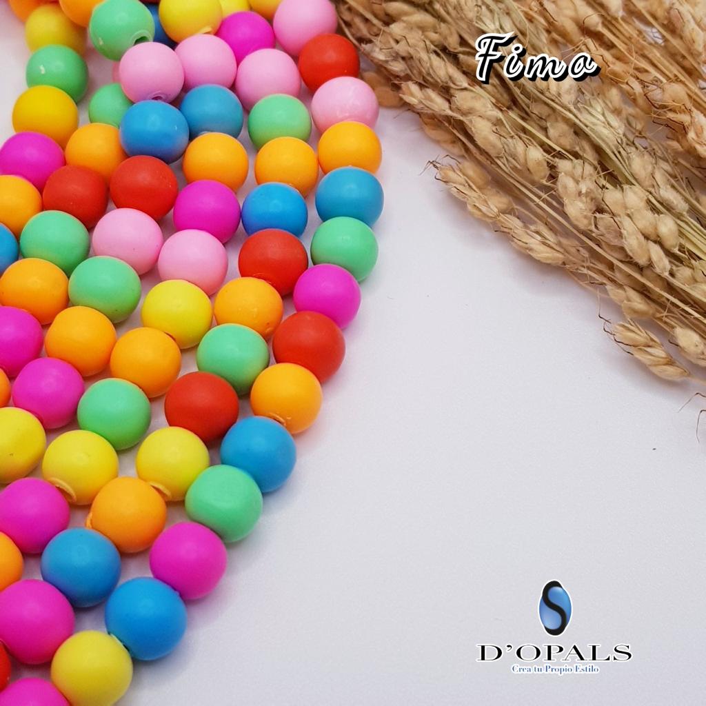 FIMO REDONDO MULTICOLOR 8MM