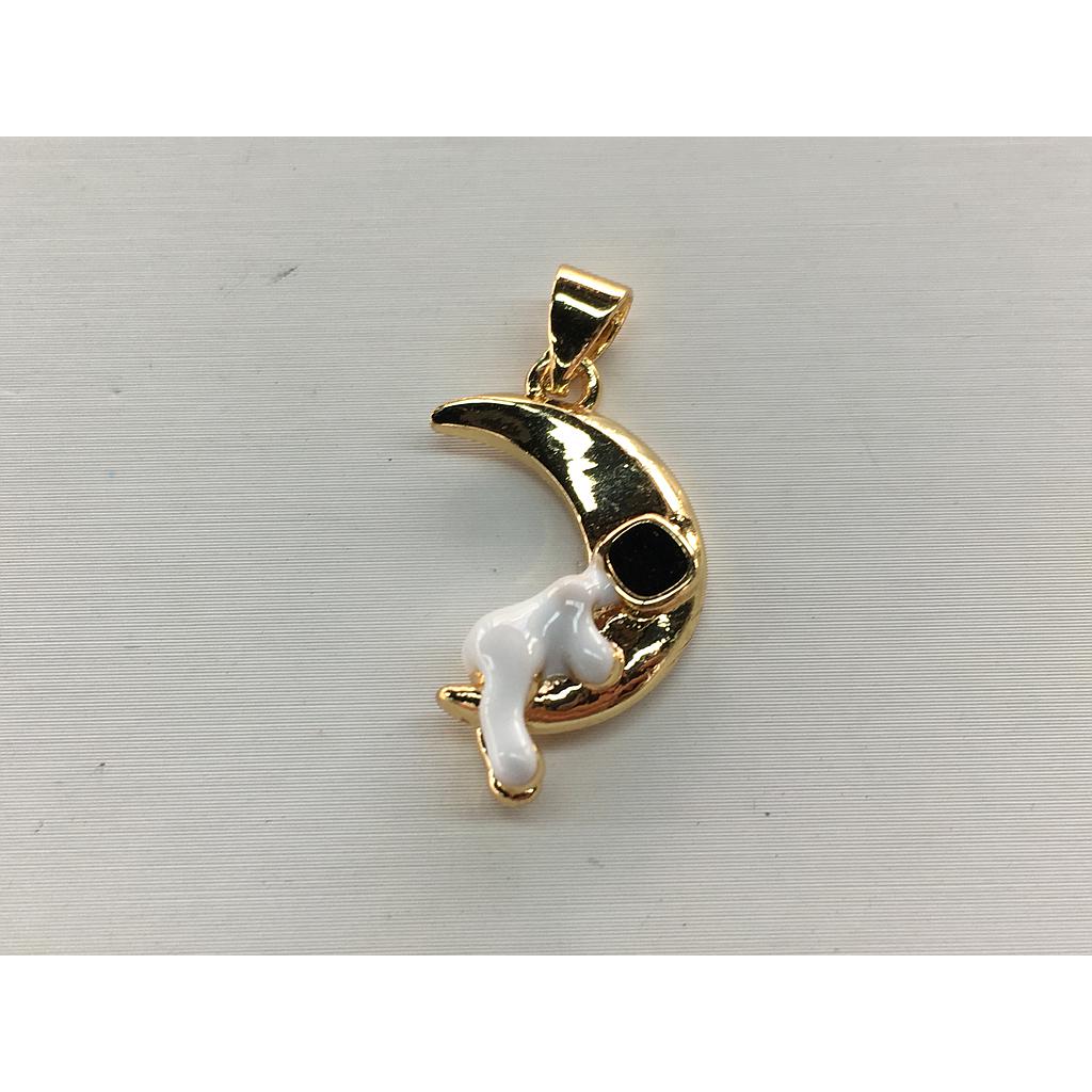 DIJE ASTRONAUTA EN LA LUNA 26MM MICROCIRCONIA