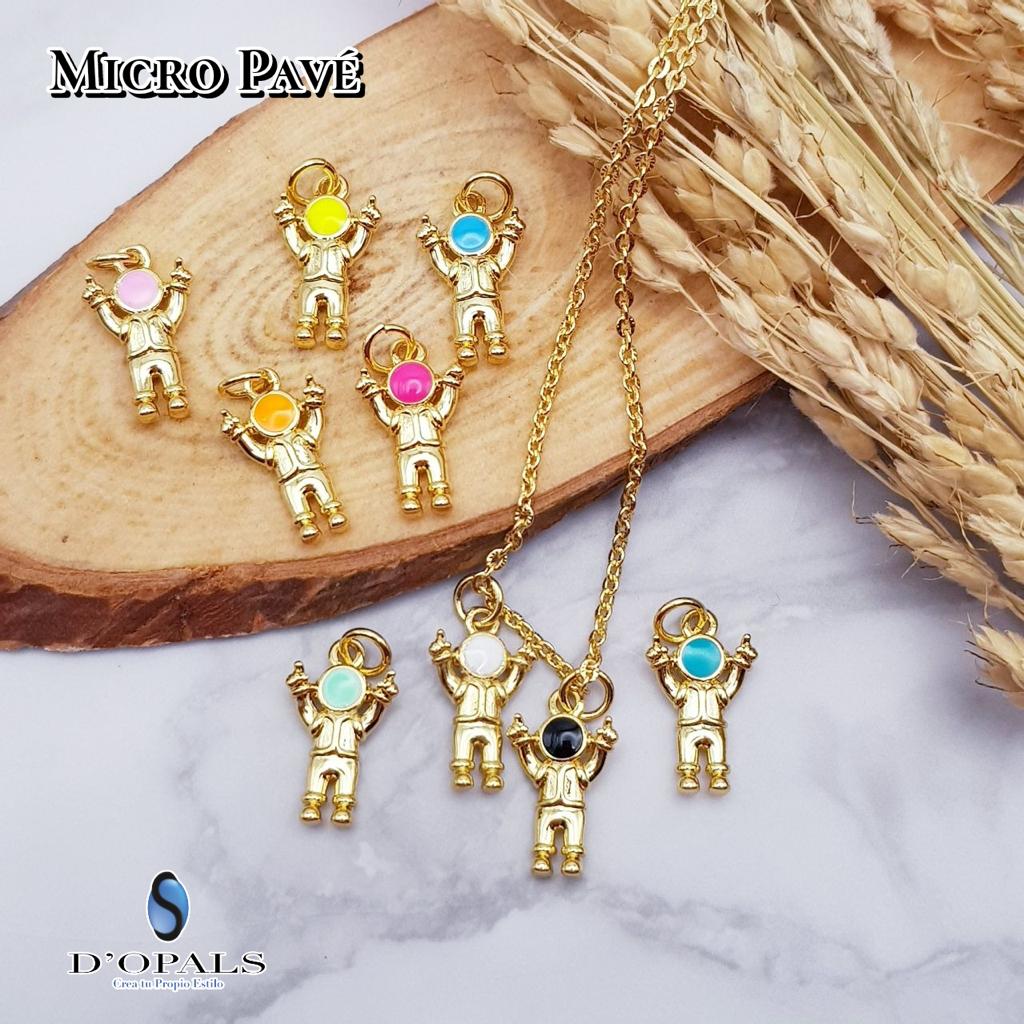 DIJE ASTRONAUTA 20MM MICROCIRCONIA