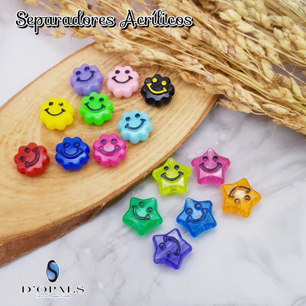SEPARADORES FLOR CON CARITA FELIZ PAQUETE 500GRS