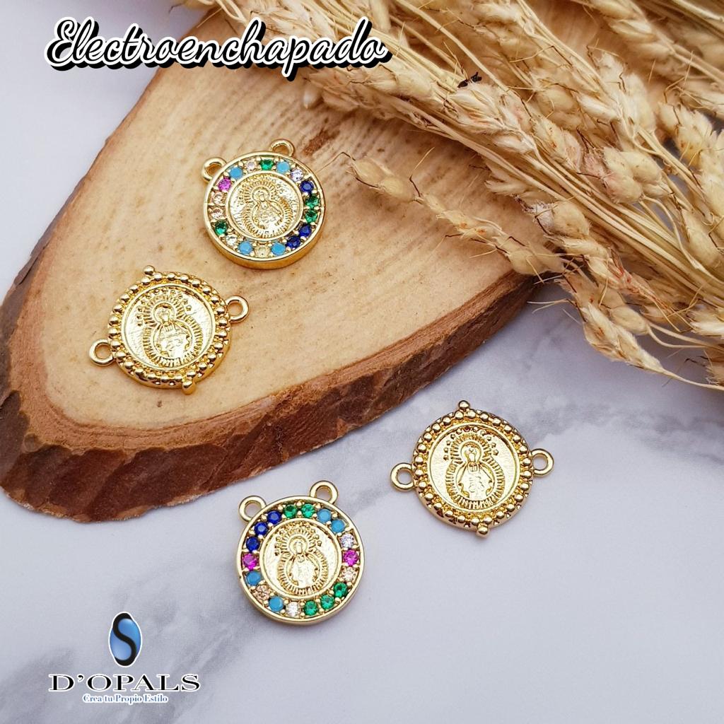 DIJE VIRGEN DE SUYAPA ELECTROENCHAPADO 14MM