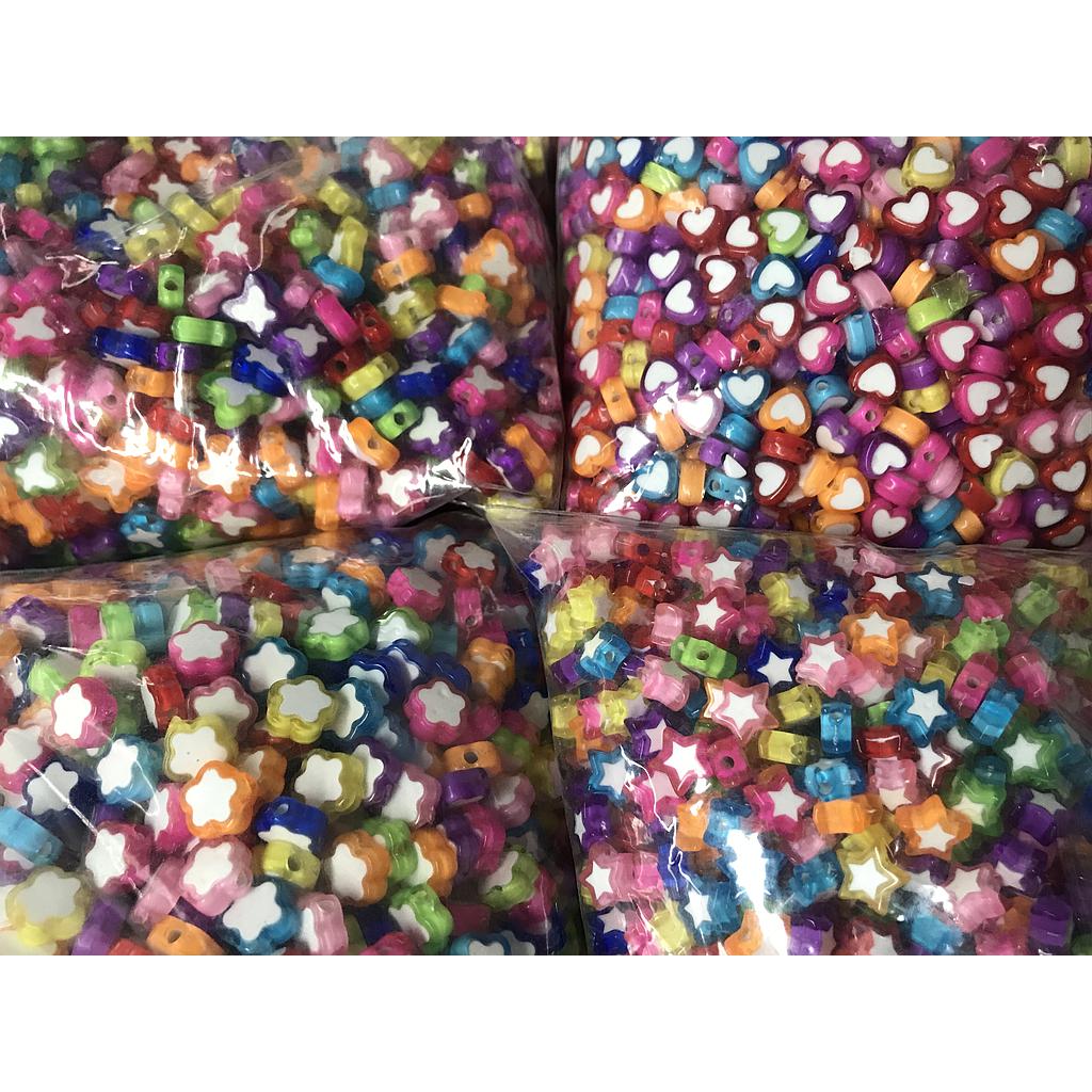 SEPARADORES ACRILICOS DE FORMAS NEON 10GRAMOS