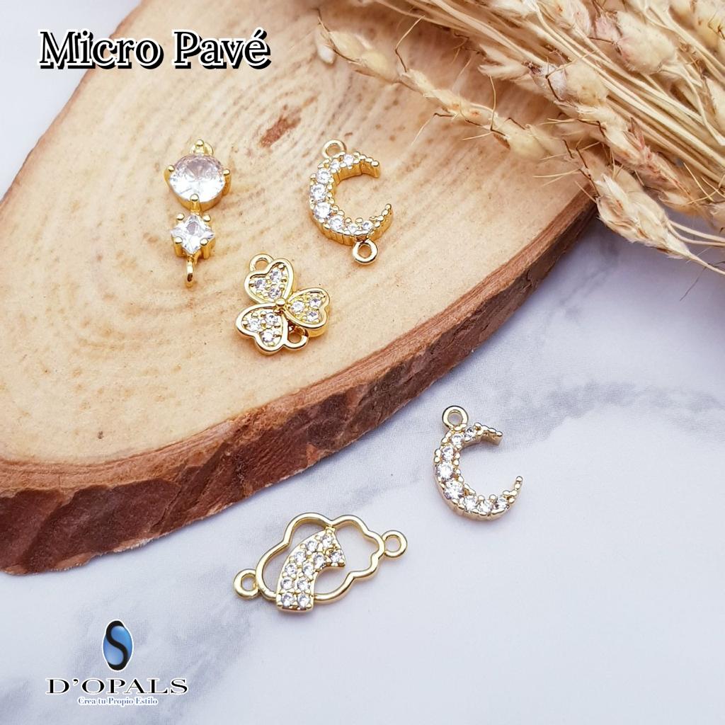 DIJE TREBOL MICROCIRCONIA 10MM