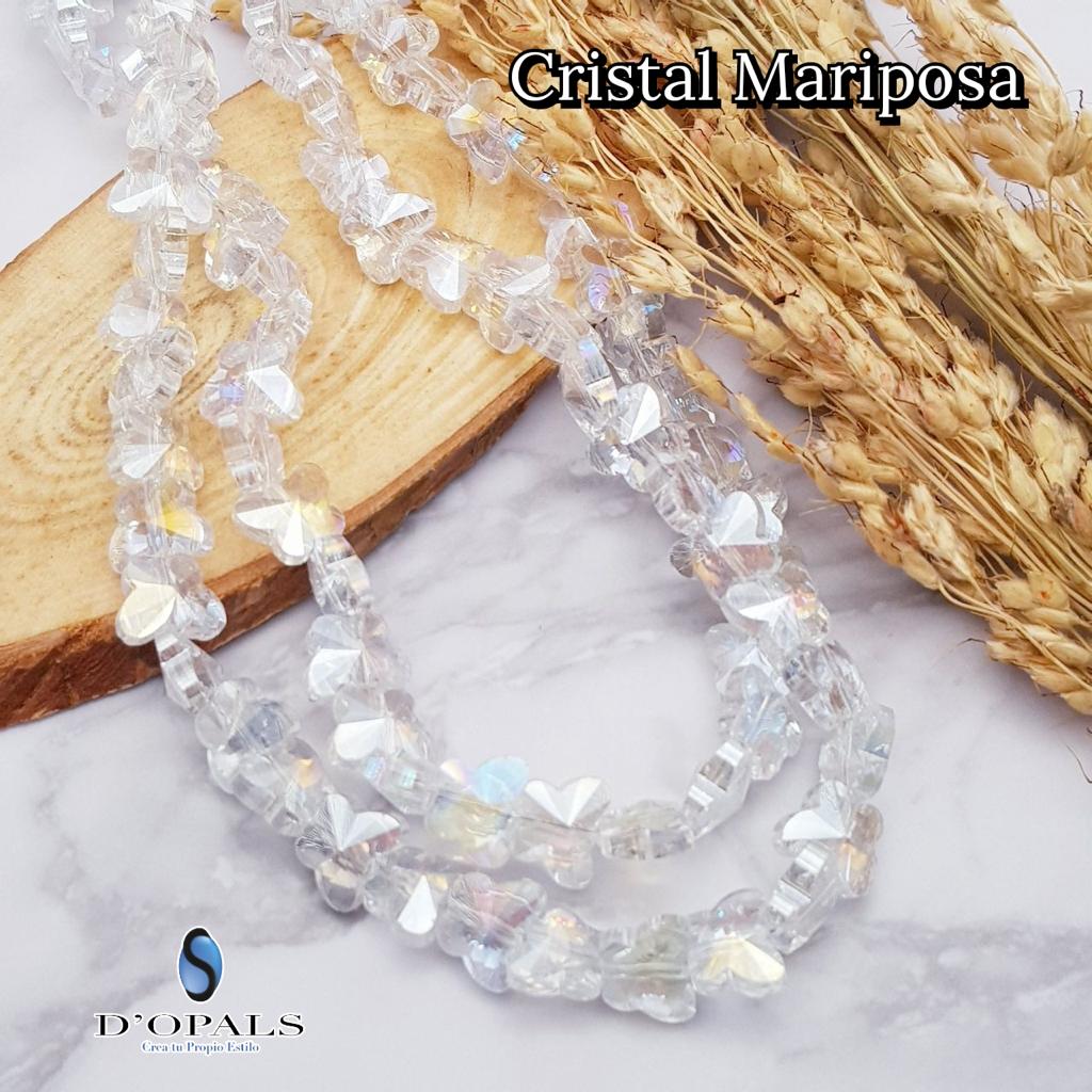 CRISTAL DE MARIPOSA 10MM BOLSA DE 50 PIEZAS