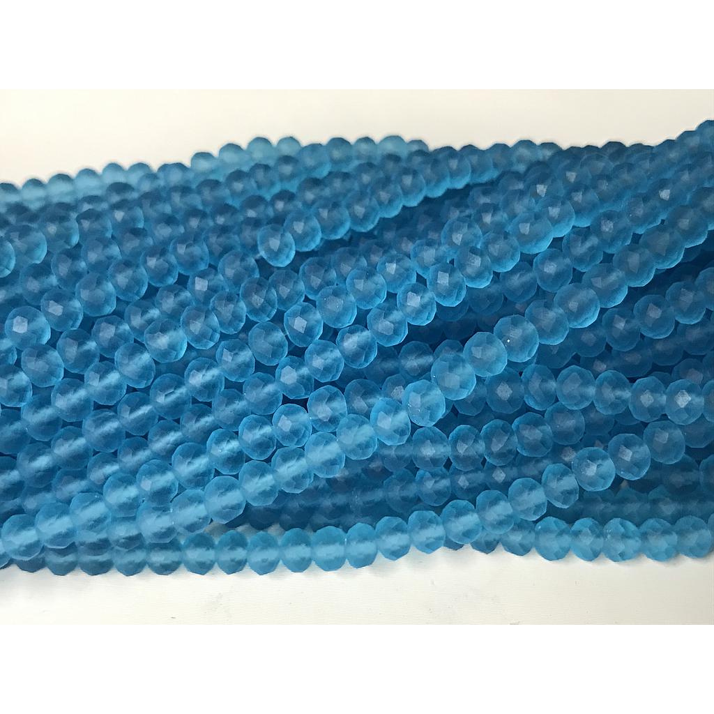 CRISTAL RONDEL MATE AZUL CIELO 4MM