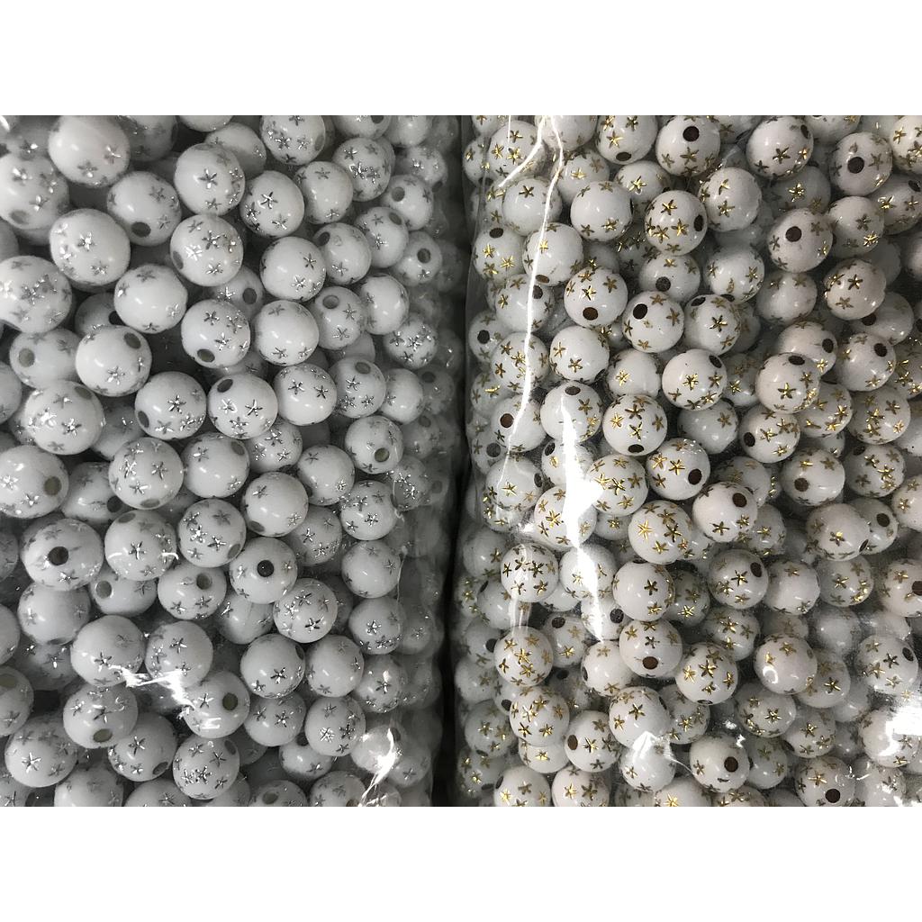 SEPARADORES REDONDOS CON ESTRELLAS 8MM 10GRS