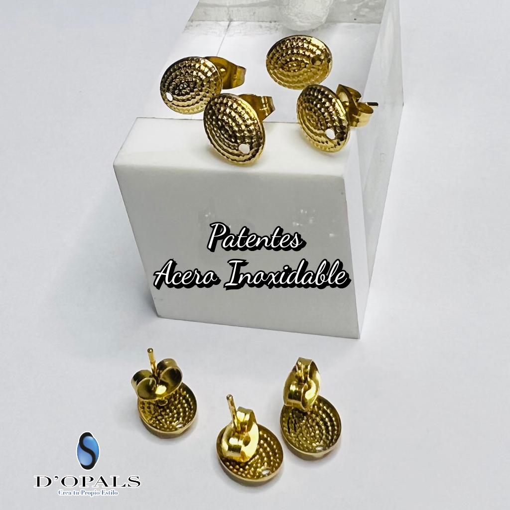 PATENTES DE ACERO OVALADAS 10X7MM