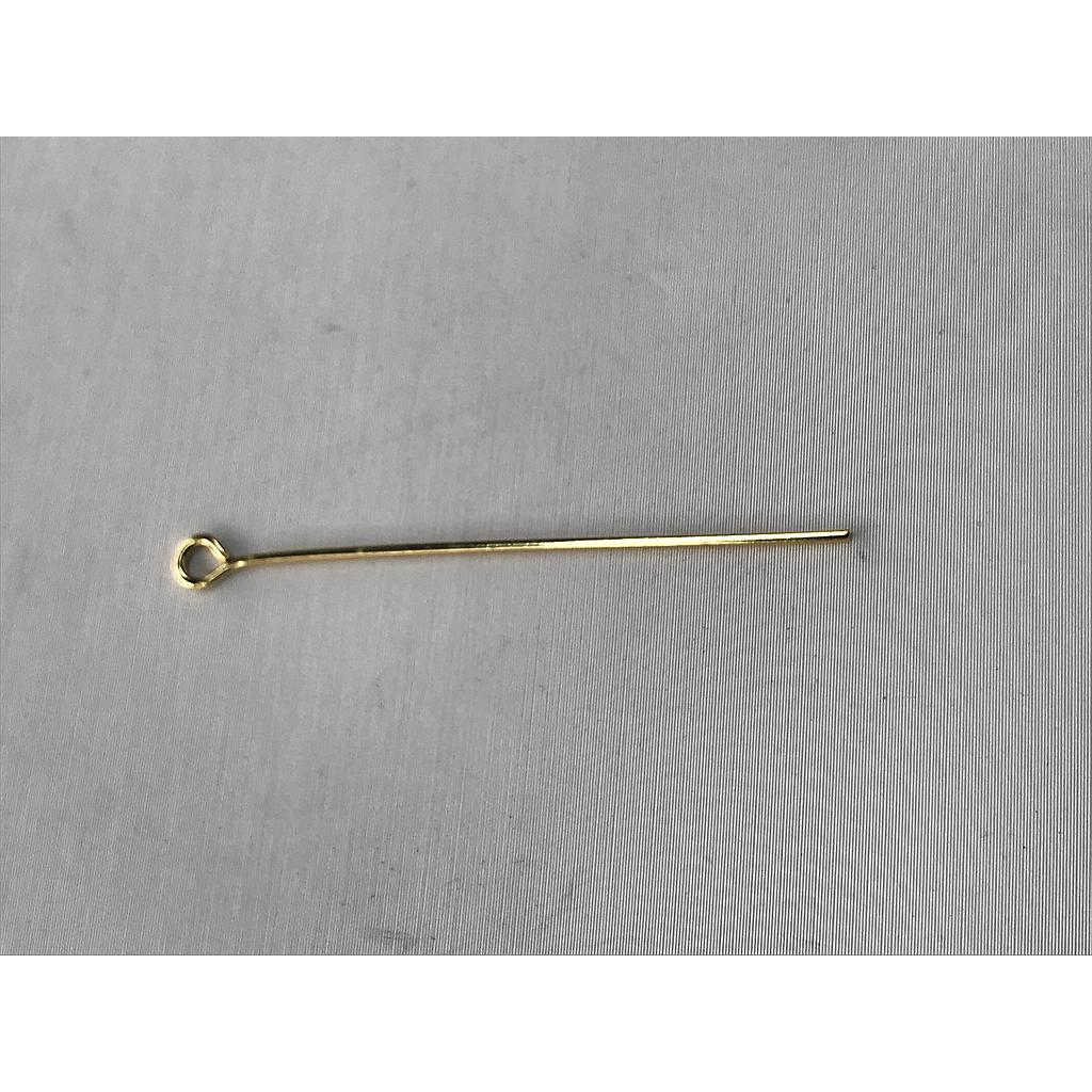 PINES DE ACERO CON ARGOLLA 0.7X40MM