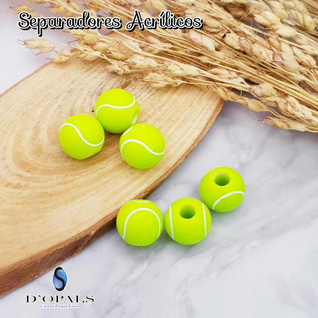 SEPARADORES ACRILICOS PELOTAS DE TENIS 11MM 10GRS