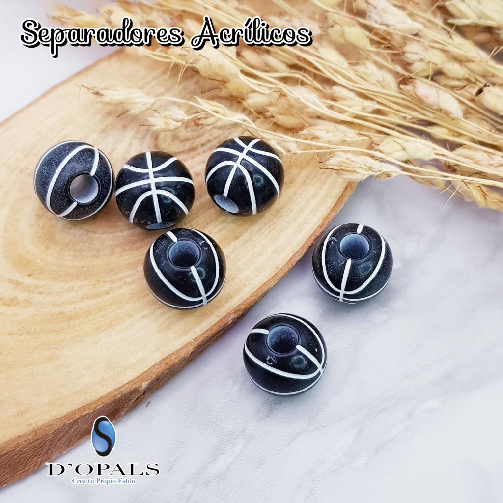 SEPARADORES ACRILICOS PELOTAS DE BASQUETBOL 11MM 10GRS