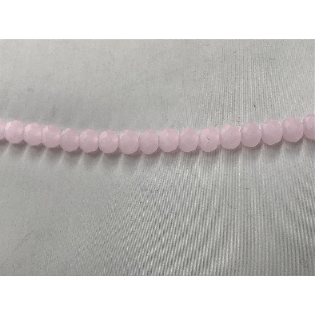 CRISTAL RONDEL ROSADO OPALO 6MM