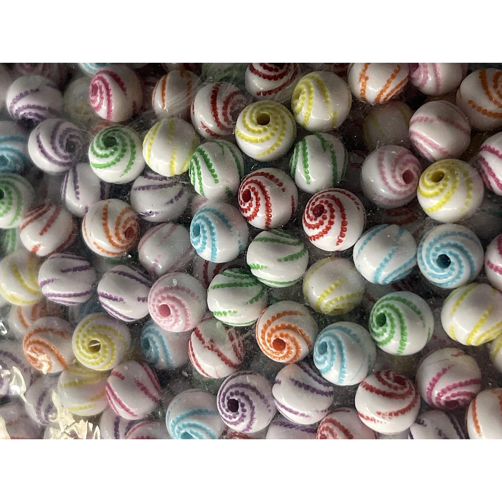 SEPARADOR ACRILICO REDONDO 8MM PAQUETE 500GRS