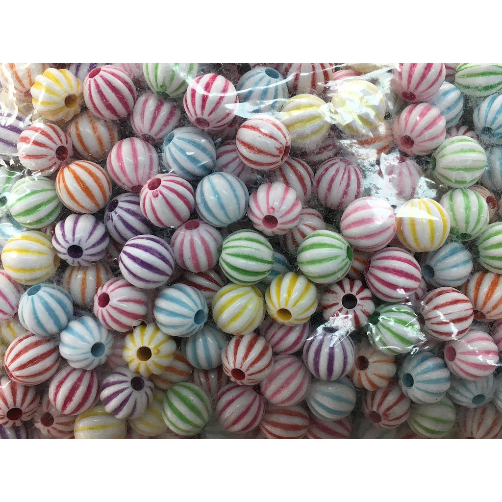 SEPARADORES ACRILICOS MULTICOLOR 7MM PAQUETE 500GRS