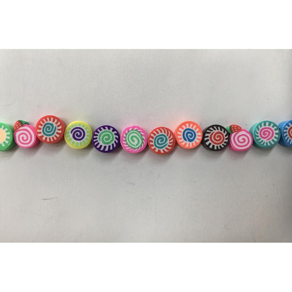 FIMO FIGURAS CON ESPIRAL RISTRA 40PCS