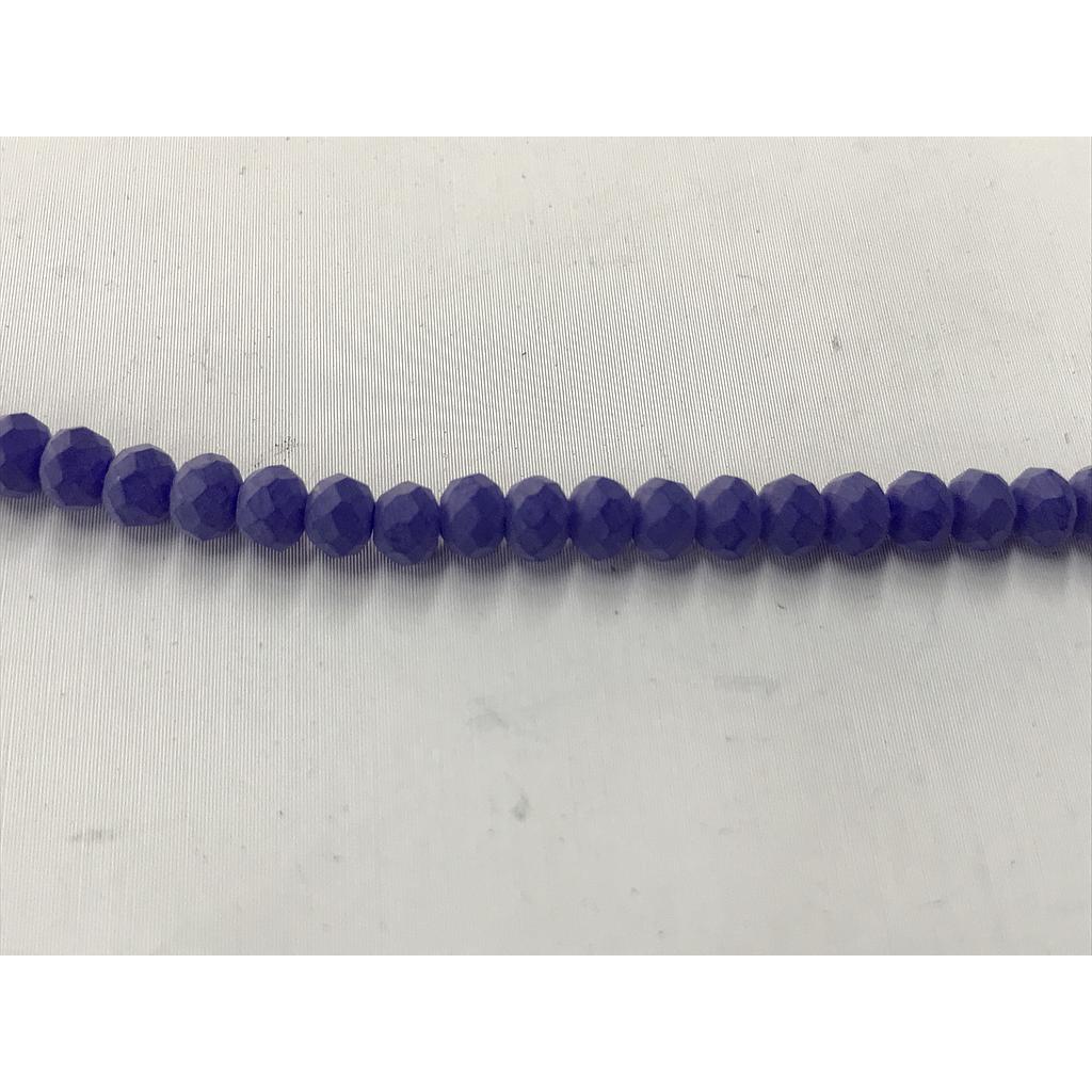 CRISTAL RONDEL MATE AZUL REY 4MM