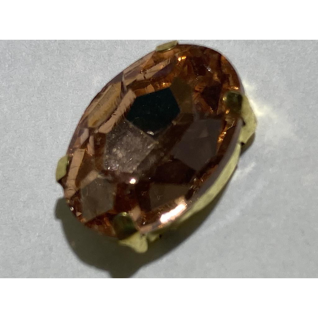 CRISTAL ENGARZADO OVALADO 13X18MM BOLSA 6 PARES