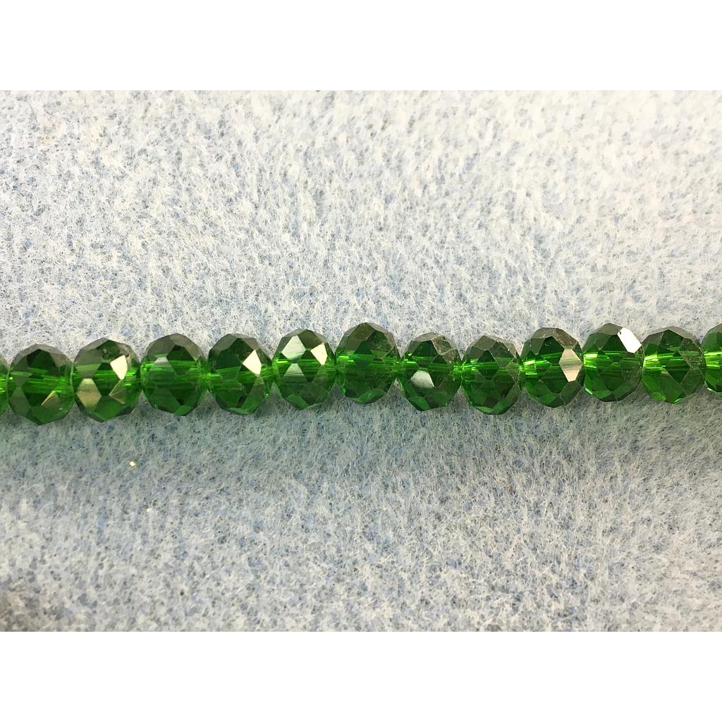 CRISTAL RONDEL VERDE BOTELLA 8MM