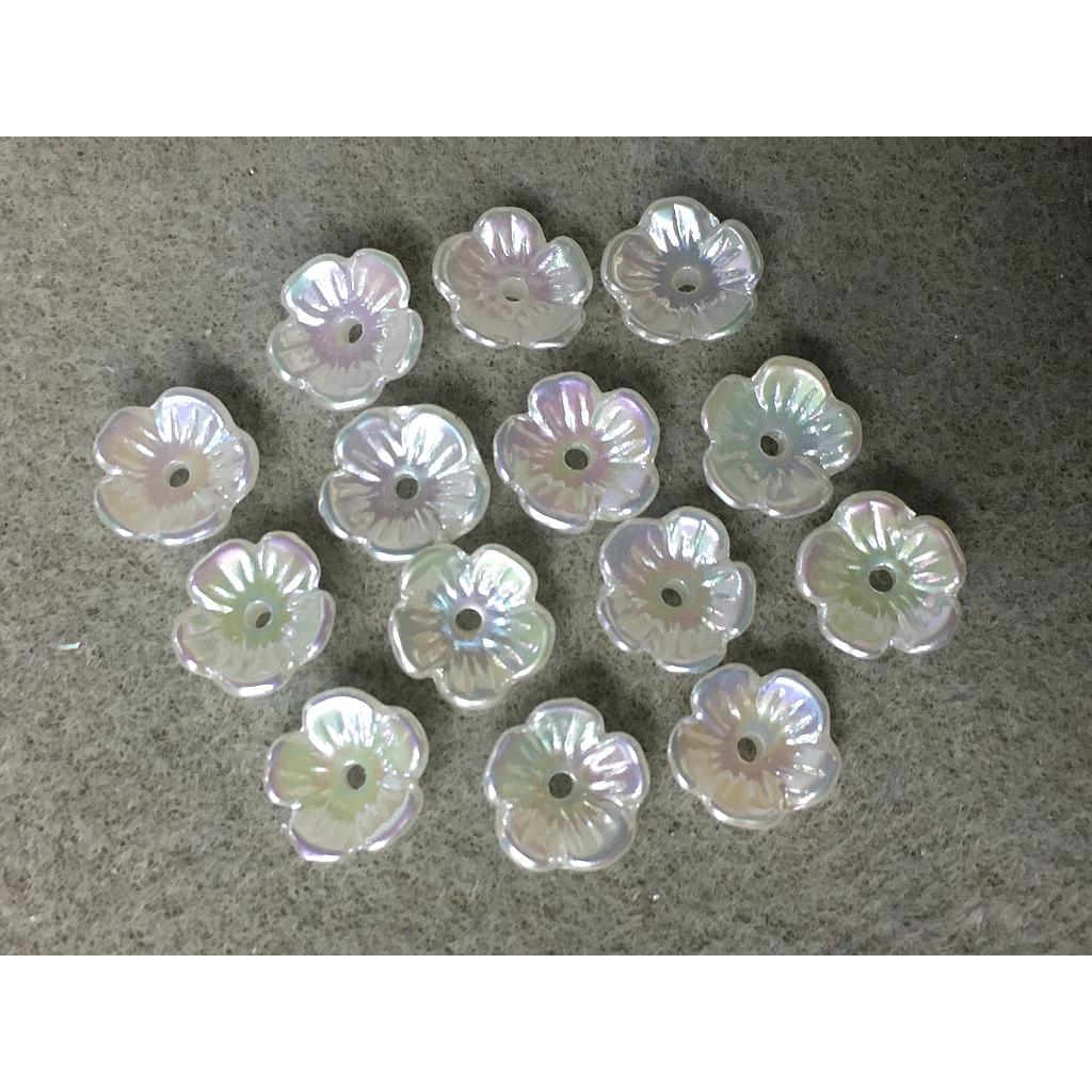 FLOR ACRILICA DE 5 PETALOS 8MM 50PCS