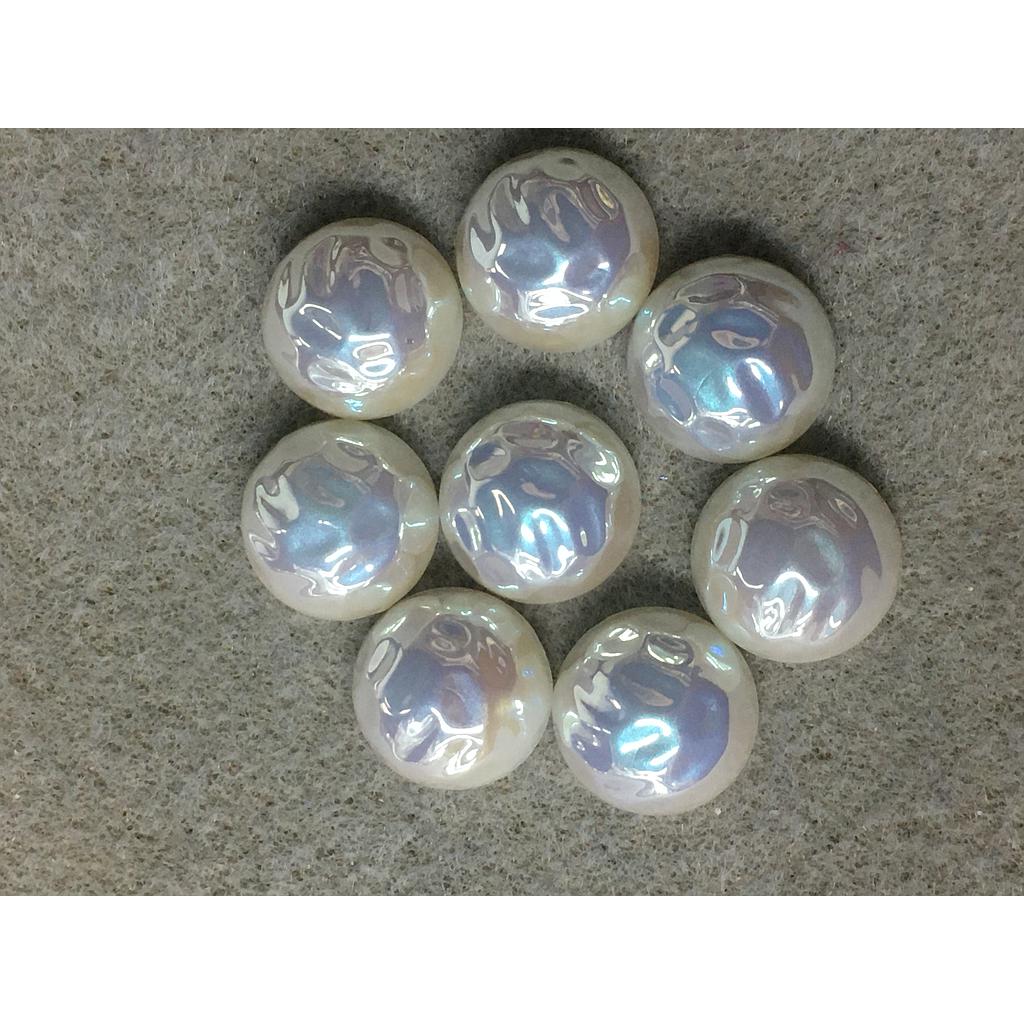 CABUCHON ACRILICO AB 15MM 10-PCS