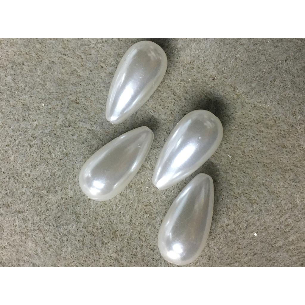 PERLA ACRILICA GOTA 10X20MM 4-PCS