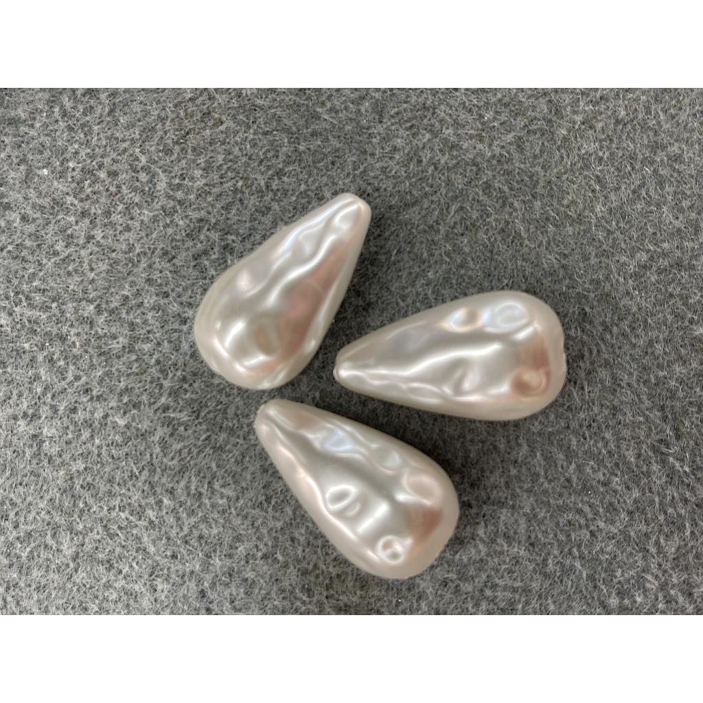 PERLA ACRILICA GOTA 30X15MM 2-PCS