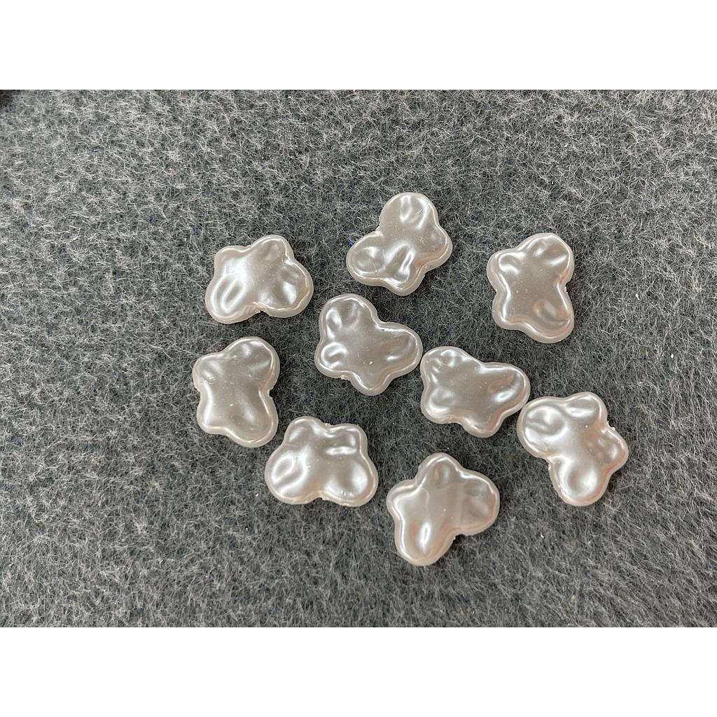 PERLA ACRILICA MARIPOSA 10MM 4-PCS