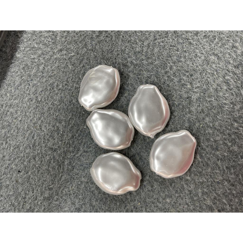 PERLA ACRILICA CHATA 20MM 4PCS