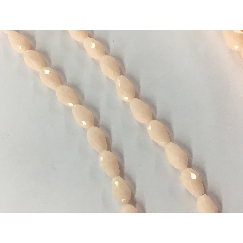 CRISTAL DE GOTA 8X11MM SALMON 28PCS